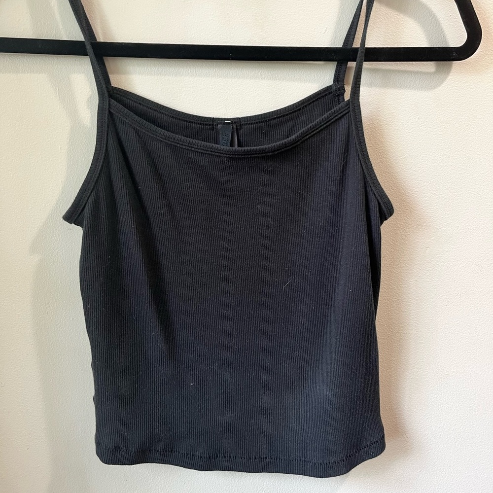 SKIMS cotton rib cami- soot
